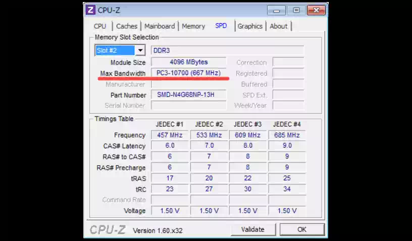 CPU-Zの画像２