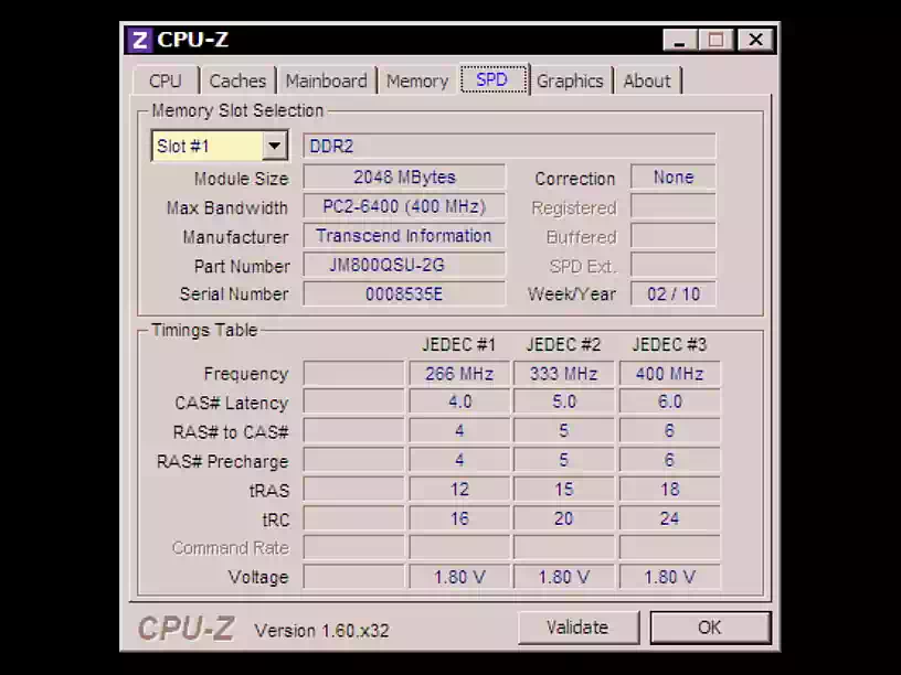 cpu-zの画像２