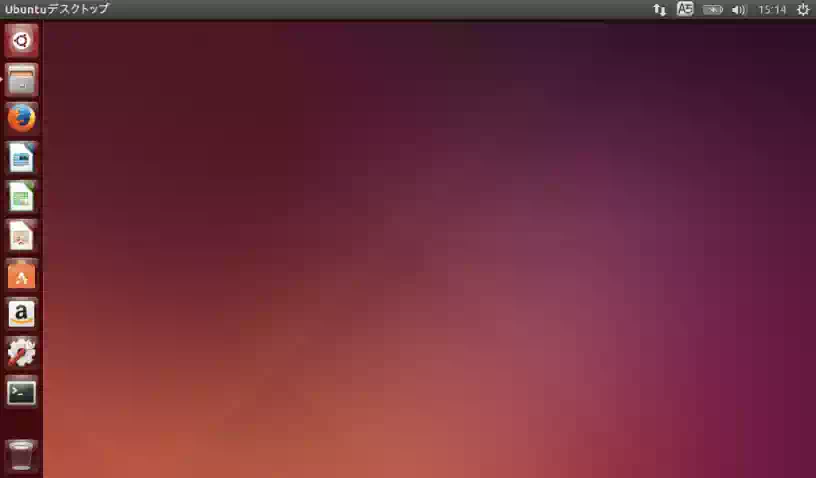 Ubuntuデスクトップの画像１