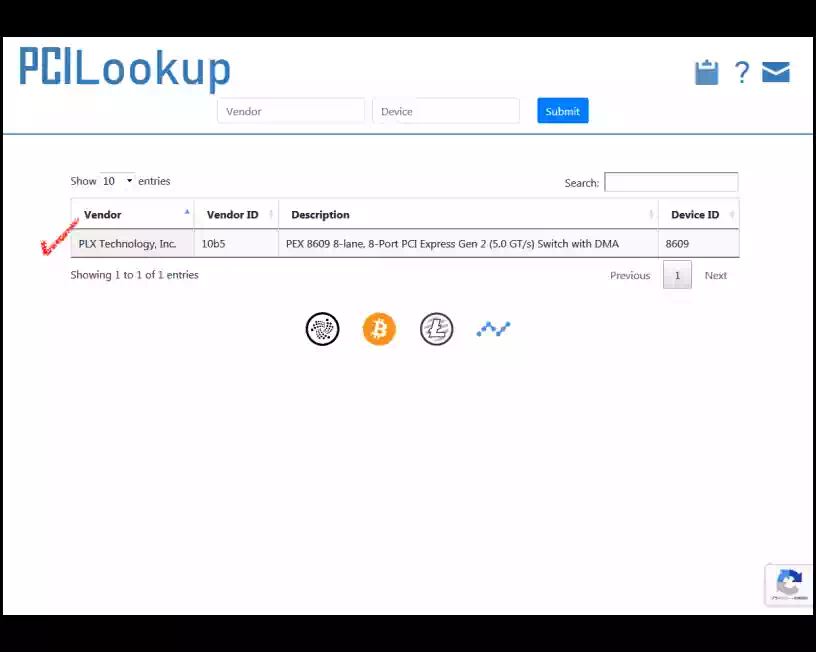 PCI Lookupの画像