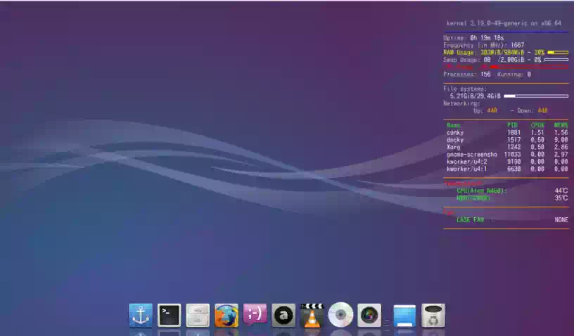Lubuntu Desktopの画像
